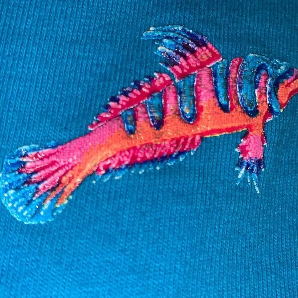 Vintage Hanes Beefy-T Blue Graphic‎ Jamaica Single Stitch T-Shirt Large